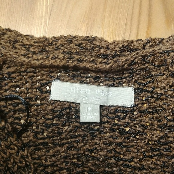 *SOLD* EUC JOAN VASS CARDIGAN SWEATER - Picture 4 of 4